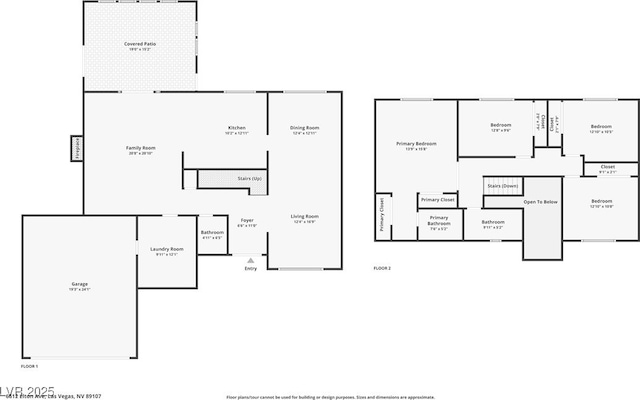6612 Elton Ave, Las Vegas, NV 89107 - floor plan / room layout