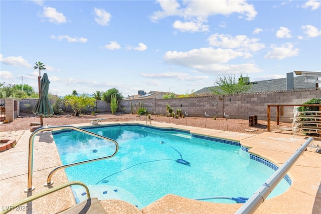 6612 Elton Ave, Las Vegas, NV 89107 - view of pool featuring a fenced backyard and a patio