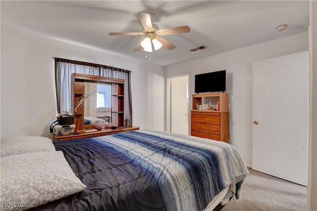 8048 Astrology Ct Unit 201, Las Vegas, NV 89128 - bedroom featuring carpet and a ceiling fan