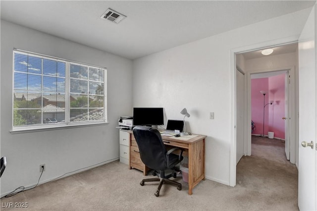 8048 Astrology Ct Unit 201, Las Vegas, NV 89128 - home office with light carpet and baseboards