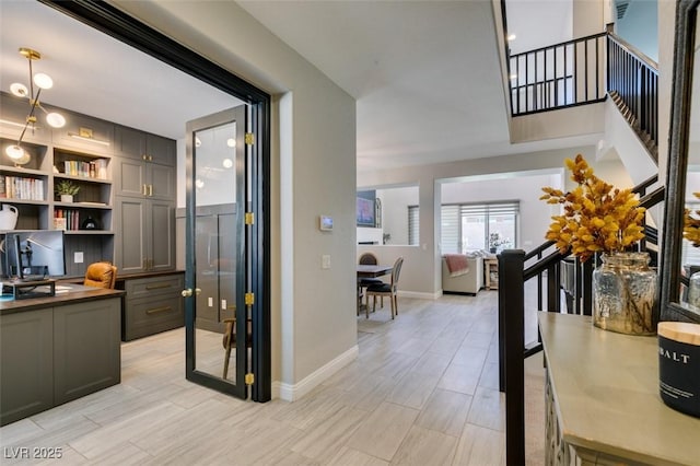 7194 Sage Wren Ct, Las Vegas, NV 89148 - home office featuring baseboards and light wood-style flooring