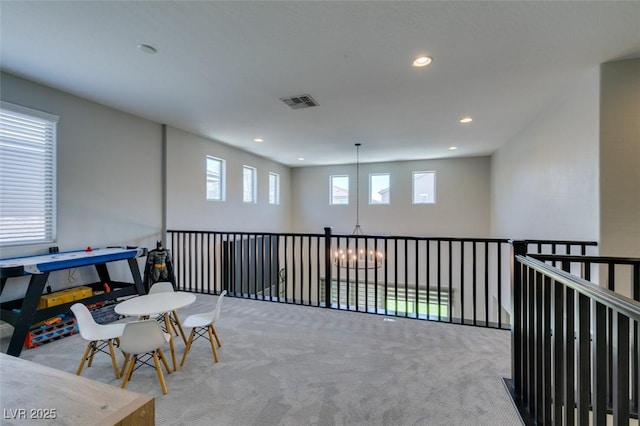 7194 Sage Wren Ct, Las Vegas, NV 89148 - sitting room featuring carpet and recessed lighting