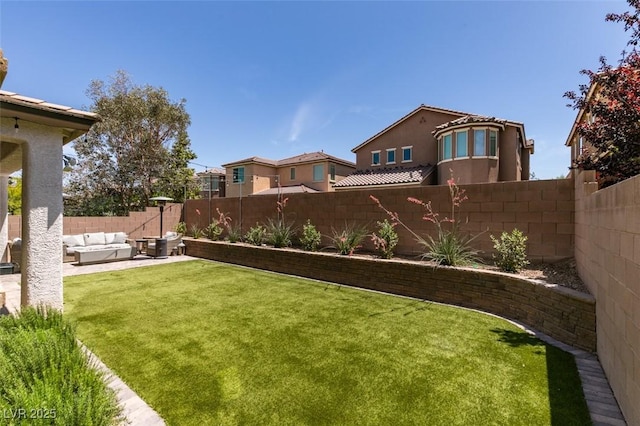 7194 Sage Wren Ct, Las Vegas, NV 89148 - view of yard with outdoor lounge area and a patio