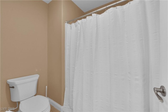5542 Oak Bend Dr, Las Vegas, NV 89135 - bathroom with toilet and baseboards