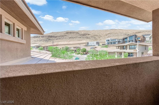 5542 Oak Bend Dr, Las Vegas, NV 89135 - balcony featuring a mountain view and a residential view