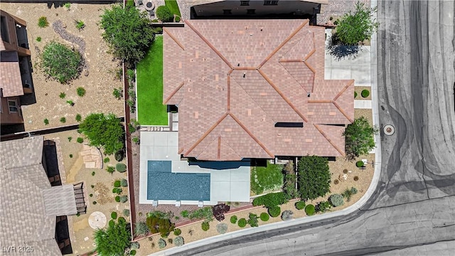 5542 Oak Bend Dr, Las Vegas, NV 89135 - view from above of property