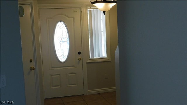 3606 Gold Sluice Ave, North Las Vegas, NV 89032 - foyer with tile patterned flooring and baseboards