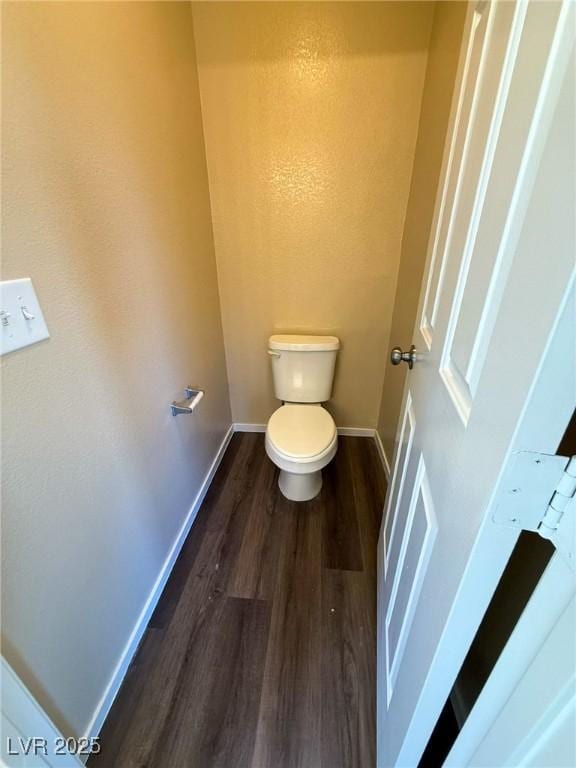 3736 Gallowtree Ave, North Las Vegas, NV 89081 - bathroom with baseboards and wood finished floors