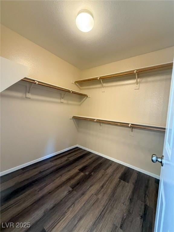 3736 Gallowtree Ave, North Las Vegas, NV 89081 - spacious closet featuring dark wood-style floors
