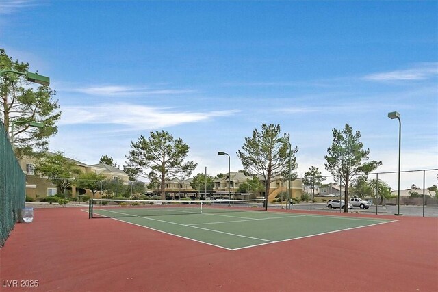8070 W Russell Rd Unit 1036, Las Vegas, NV 89113 - view of tennis court with a residential view