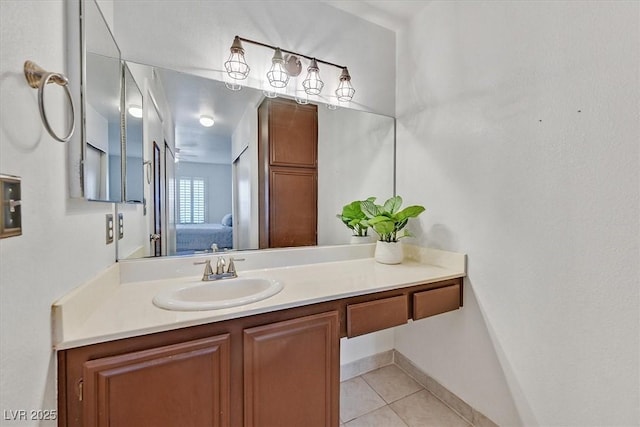 8070 W Russell Rd Unit 1036, Las Vegas, NV 89113 - bathroom with vanity and tile patterned flooring