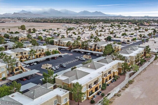 8070 W Russell Rd Unit 1036, Las Vegas, NV 89113 - aerial view of residential area featuring a mountainous background