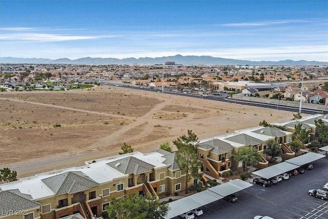 8070 W Russell Rd Unit 1036, Las Vegas, NV 89113 - aerial view of residential area featuring a mountain backdrop