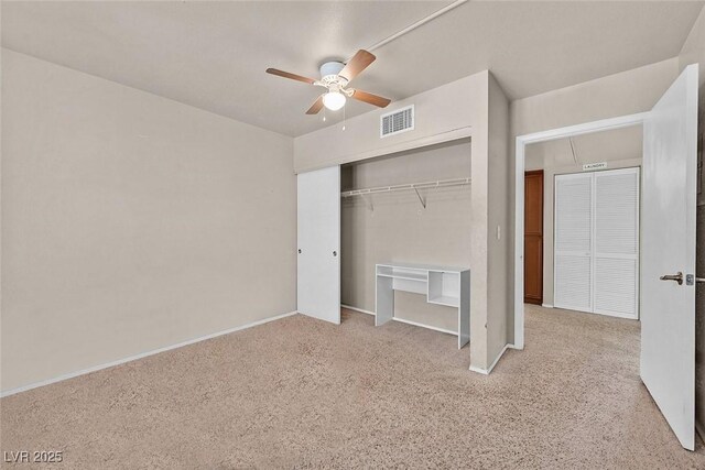 8070 W Russell Rd Unit 1036, Las Vegas, NV 89113 - unfurnished bedroom featuring a closet, ceiling fan, and carpet