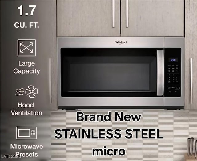 8567 Little Fox St, Las Vegas, NV 89123 - kitchen view of stainless steel microwave