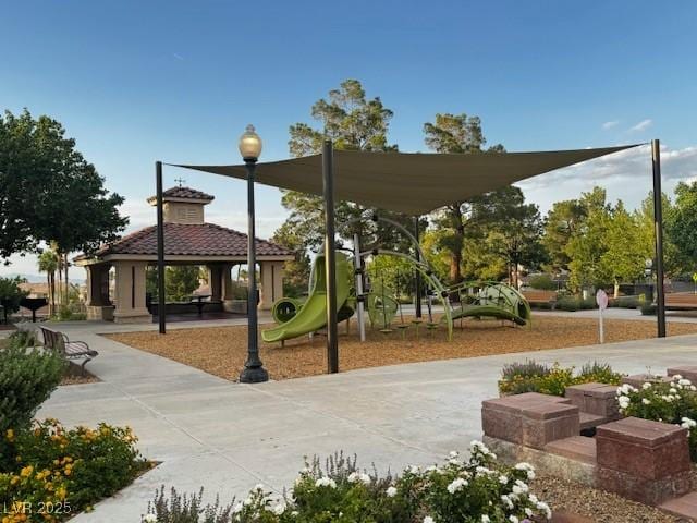2419 Pebble Springs Ct, Henderson, NV 89074 - view of home's community with a gazebo