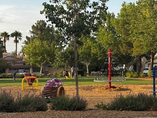 2419 Pebble Springs Ct, Henderson, NV 89074 - surrounding community with a lawn