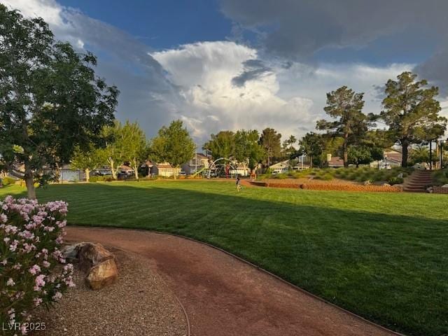 2419 Pebble Springs Ct, Henderson, NV 89074 - view of property's community with a lawn