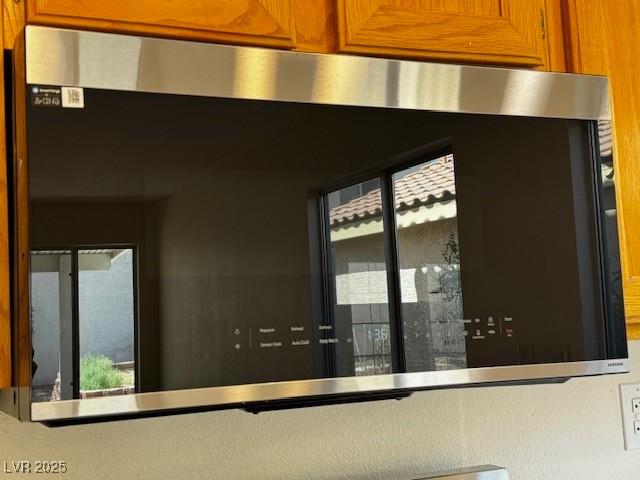 2419 Pebble Springs Ct, Henderson, NV 89074 - detailed view of stainless steel microwave