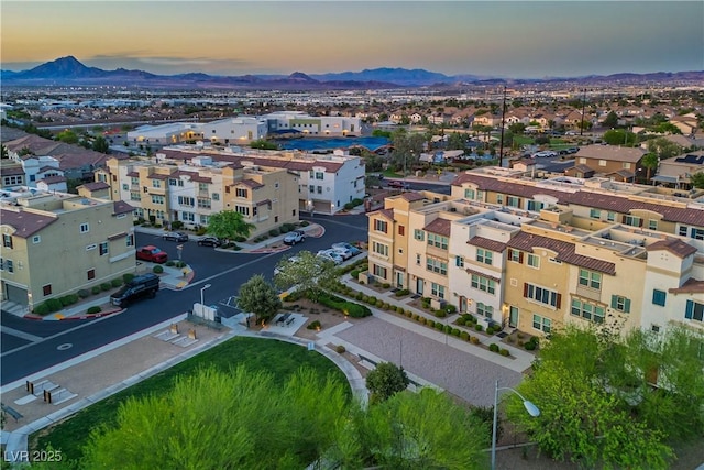 51 Morning Mimosa Ct, Henderson, NV 89012 - aerial view at dusk of a mountain view