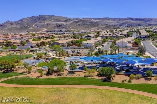 51 Morning Mimosa Ct, Henderson, NV 89012 - aerial view of residential area with a mountainous background