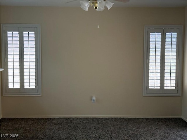 495 Edgefield Ridge Pl, Henderson, NV 89012 - carpeted empty room featuring ceiling fan and healthy amount of natural light