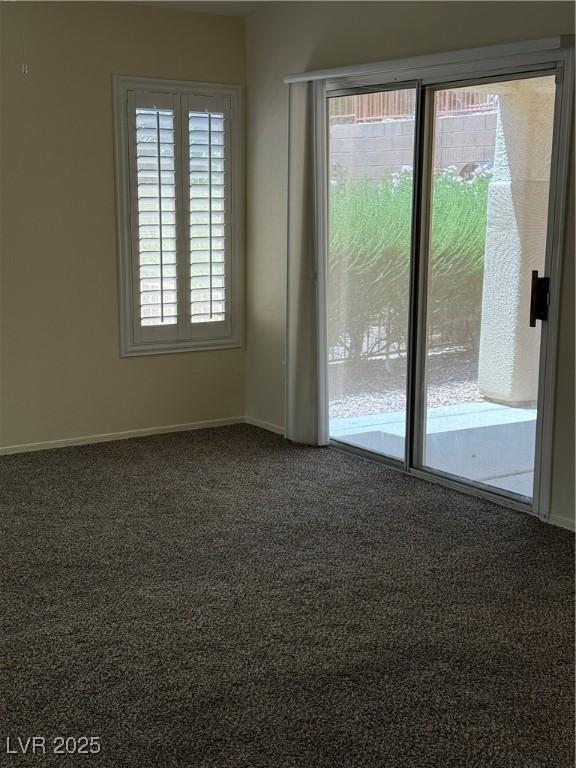 495 Edgefield Ridge Pl, Henderson, NV 89012 - carpeted spare room featuring baseboards