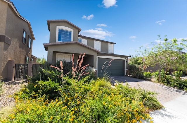 7732 Bandon Cliffs St, North Las Vegas, NV 89084 - traditional-style home featuring driveway, an attached garage, and stucco siding