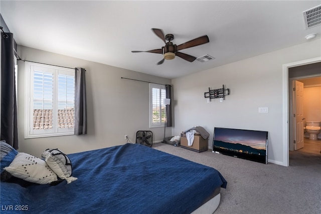 7732 Bandon Cliffs St, North Las Vegas, NV 89084 - carpeted bedroom featuring ceiling fan and baseboards