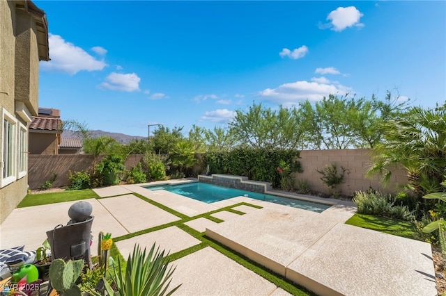 7732 Bandon Cliffs St, North Las Vegas, NV 89084 - view of pool featuring a patio area and a fenced backyard