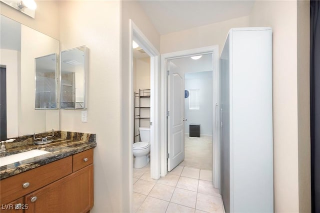 9032 Retro Ct, Las Vegas, NV 89149 - full bath featuring vanity, toilet, and tile patterned floors
