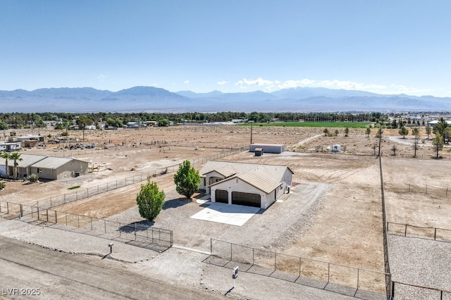861 S Ford Loop, Pahrump, NV 89048 - aerial view of sparsely populated area with a mountainous background