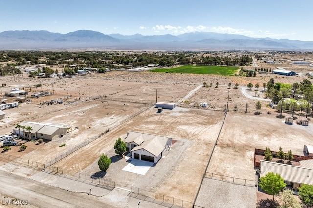 861 S Ford Loop, Pahrump, NV 89048 - drone / aerial view of a mountainous background and a desert landscape