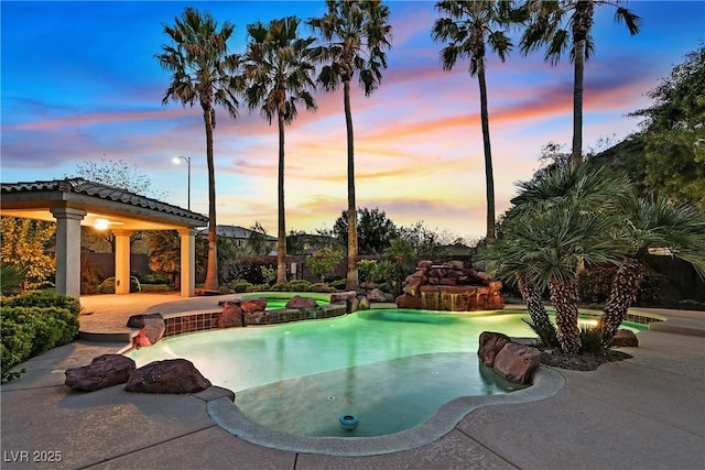 9008 Sawhill Pond St, Las Vegas, NV 89131 - swimming pool with a gazebo