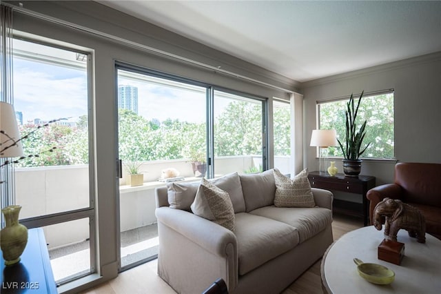 794 Oakmont Ave Unit 106, Las Vegas, NV 89109 - living area featuring ornamental molding