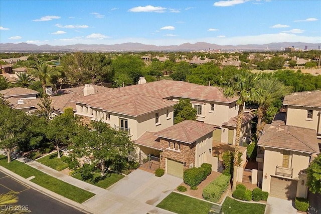 300 N Royal Ascot Dr, Las Vegas, NV 89144 - aerial perspective of suburban area with a mountainous background