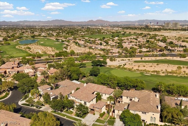 300 N Royal Ascot Dr, Las Vegas, NV 89144 - aerial view of property's location featuring nearby suburban area and a water and mountain view