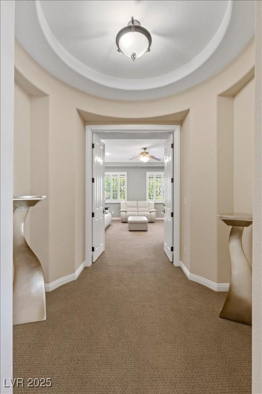 300 N Royal Ascot Dr, Las Vegas, NV 89144 - hall featuring carpet and baseboards