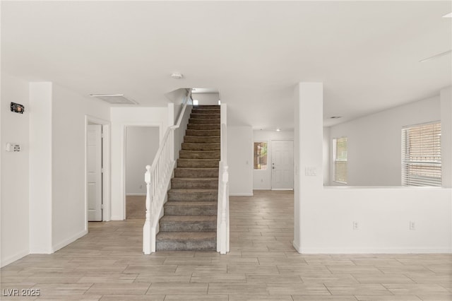 6480 Chebec St, North Las Vegas, NV 89084 - stairs with wood finished floors