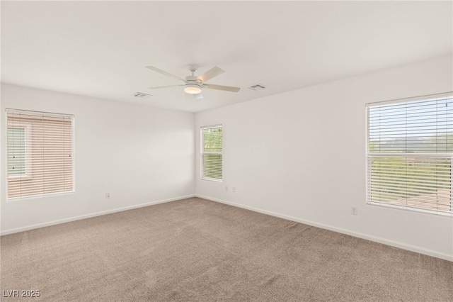 6480 Chebec St, North Las Vegas, NV 89084 - spare room featuring carpet and ceiling fan
