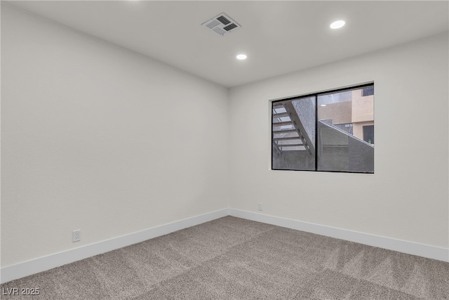3151 Soaring Gulls Dr Unit 1179, Las Vegas, NV 89128 - carpeted empty room featuring baseboards and recessed lighting