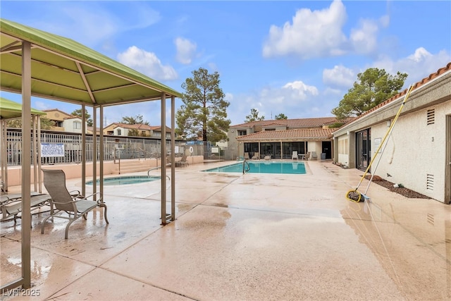 3151 Soaring Gulls Dr Unit 1179, Las Vegas, NV 89128 - community pool with a patio area and a gazebo