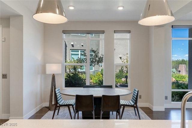 11280 Granite Ridge Dr Unit 1009, Las Vegas, NV 89135 - dining area featuring wood finished floors and baseboards