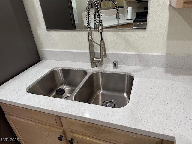 9000 Las Vegas Blvd Unit 1142, Las Vegas, NV 89123 - kitchen view of stainless steel stove and light stone countertops