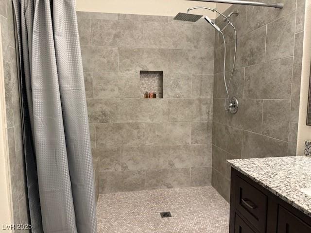 9000 Las Vegas Blvd Unit 1142, Las Vegas, NV 89123 - full bathroom featuring tiled shower and vanity