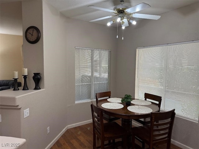 9000 Las Vegas Blvd Unit 1142, Las Vegas, NV 89123 - dining area featuring wood finished floors and ceiling fan