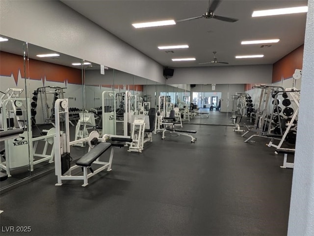9000 Las Vegas Blvd Unit 1142, Las Vegas, NV 89123 - gym featuring ceiling fan