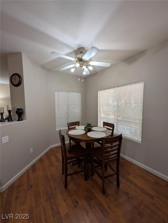 9000 Las Vegas Blvd Unit 1142, Las Vegas, NV 89123 - dining space featuring ceiling fan and wood finished floors