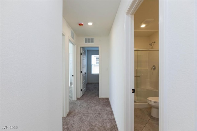9086 Nostrand Ave, Las Vegas, NV 89148 - hall featuring carpet, baseboards, and recessed lighting