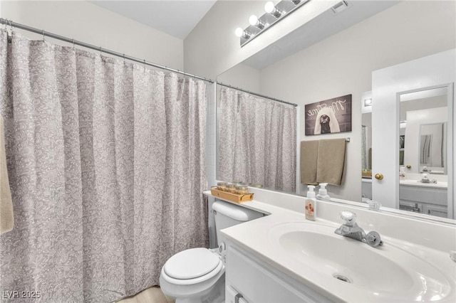 1011 Dancing Vines Ave, Las Vegas, NV 89183 - bathroom featuring vanity and a shower with shower curtain
